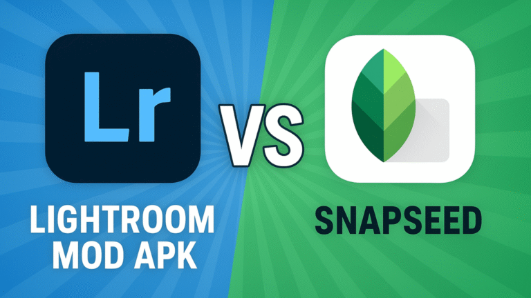 Lightroom Mod APK vs Snapseed – Best Mobile Photo Editor 2025