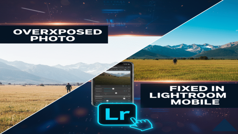 How to Fix Overexposed Photos in Lightroom Mobile